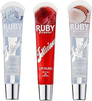 Ruby Kisses Jellicious Mouth Watering Lip Gloss (JLG01 & JLG03 & JLG13) Long Lasting Shine