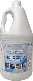 HYPOCHLOROUS Acid: DRDO recommended & EPA approved Eco friendly All-purpose disinfectant for Human Skin, Vehicles, Fruits & Vegetables & Drinking Water| Safe for Skin (pack of 2x5ltr, 10 ltr)
