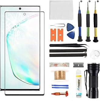 for Samsung Galaxy Note10 Screen Replacement,Replacement Screen for Galaxy Note10 Series 6.3 inch,Glass Replacement Kit with Repair Tools,Waterproof Adhesive(NO OLED & Touch Digitizer)