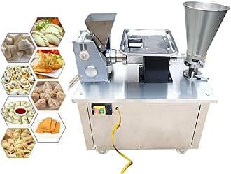 T. X. Dumpling maker 4800pcs/h automatic Dumpling machine Stainless steel Samosa/Spring rolls/empanada/Pierogi/momo/Ravioli machine with one free mold (110V/60HZ, spring roll maker)