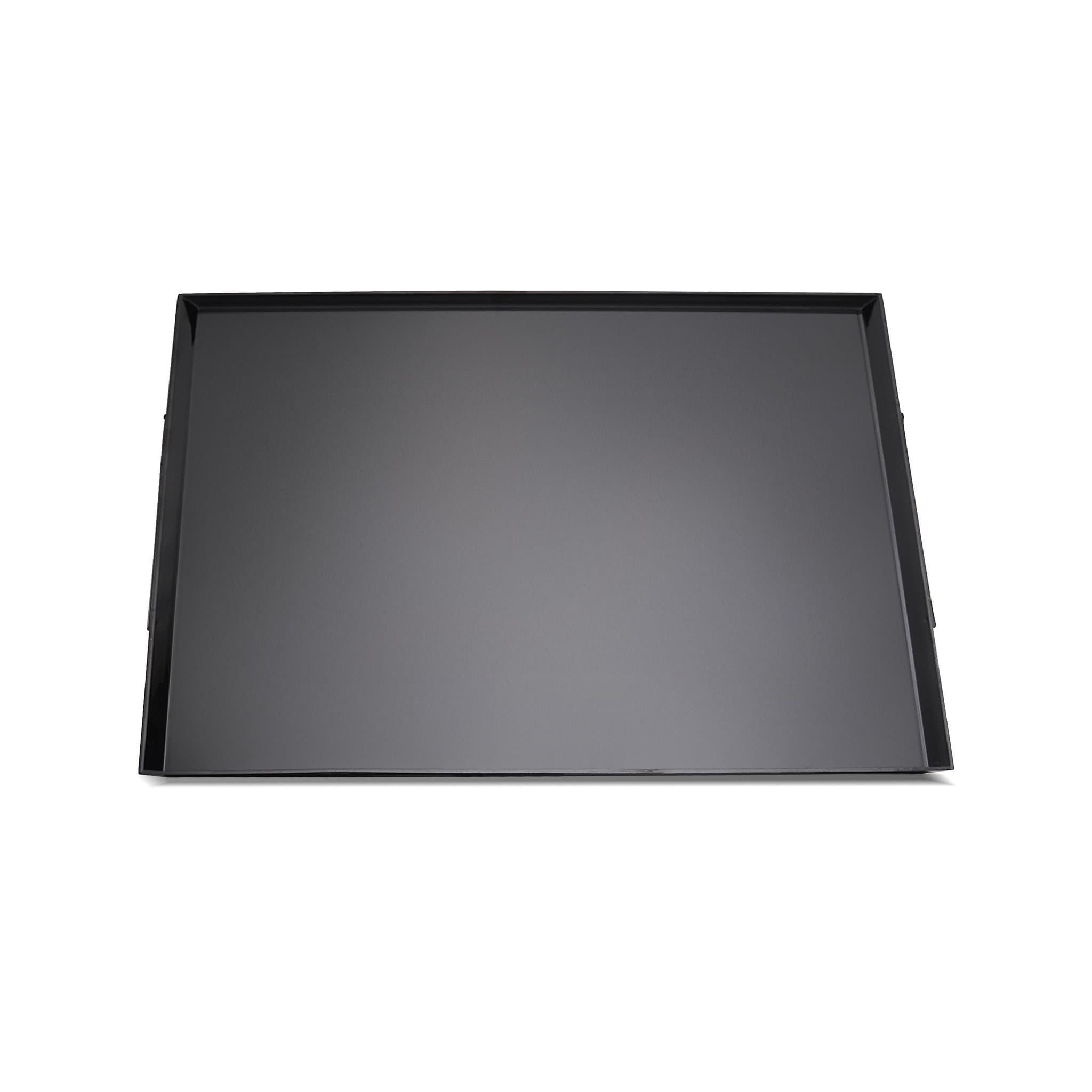 5 x Re Usable Plastic Black Platters 14" x 10" /See Product No 0634158860539 to Add 5 Black Serving Tongs