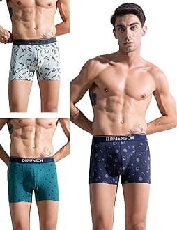- Deo-Cotton Printed Underwear for Men Combo Breathable Inner for Men Cotton Trunks for Men Pack No-Marks Waistband Mens Underwear Moisture Wicking Underwear Pack of 3
