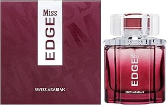 Swiss Arabian Miss EDGE - Luxury Products From Dubai - Long Lasting, Addictive Personal EDP Spray Fragrance - Seductive Signature Aroma - 3.4 Oz