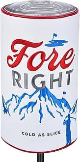 Driver Headcover - Beer Can Shaped Funny Headcover - Tour Grade PU Leather Golf Club Cover with Embroidered Finish