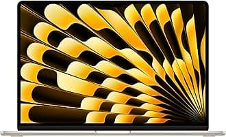 Apple 2025 MacBook Air 15-inch Laptop with M4 chip: Built for Apple Intelligence, 15.3-inch Liquid Retina Display, 24GB Unified Memory, 512GB SSD Storage, 12MP Center Stage Camera, Touch ID; Starlight