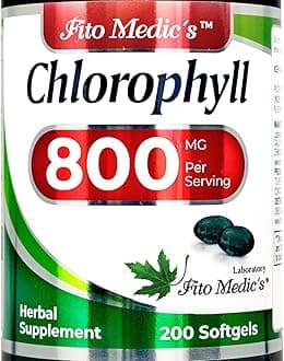 FITO MEDIC'S Lab Chlorophyll Supplement, 200 Softgels, Chlorophyll Capsules