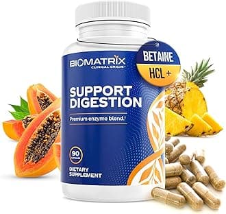 - Digestive Enzymes Supplement (90 Capsules) Support Digestion - with Purified Bile, Pancreatin, Plant Enzymes, Ox Bile, Betaine HCL, Support Digestion of Fats Carbohydrates and Proteins