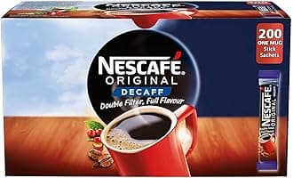 Nescafe Original Decaffeinated Coffee Sticks 1.8G, Box Of 200 Sachets, 360 Gram