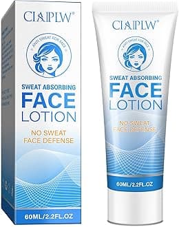 Sweat Absorbing Face Lotion, Antiperspirant for Face, Prevent Excess Facial Sweating and Facial Shining, Block Sweat and Oily Skin Control, Anti Sweat Cream For Women and Men, 60ml