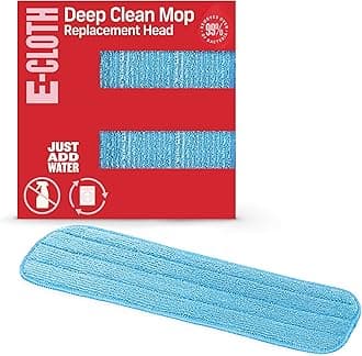 Deep Clean Mop Head, Microfiber Mop Head Replacement for Floor Cleaning, Great for Hardwood, Laminate, Tile and Stone Flooring, Washable and Reusable, 100 Wash Guarantee, 1 Pack