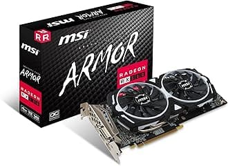 MSI Gaming Radeon RX 580 256-bit 4GB GDRR5 DirectX 12 VR Ready CFX Graphcis Card (RX 580 ARMOR 4G OC)