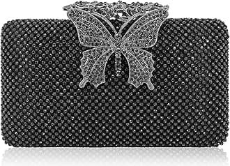 womens 20024 Butterfly Velvet Clutch (pack of 1)
