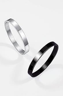 okos Men's Fashion Jewellery High Polished Stylish Stainless Steel Full Kada Style Bracelet For Boys and Men BR1000049