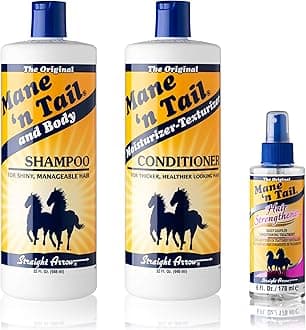 Mane 'n Tail Combo Deal Shampoo and Conditioner 32 Ounce PLUS Hair Strengthener 6 Ounce