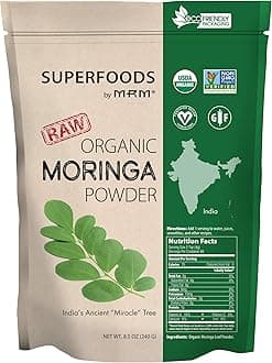 MRM Nutrition Moringa Powder| Superfoods | Digestive health | High fiber | Antioxidant | 60 servings