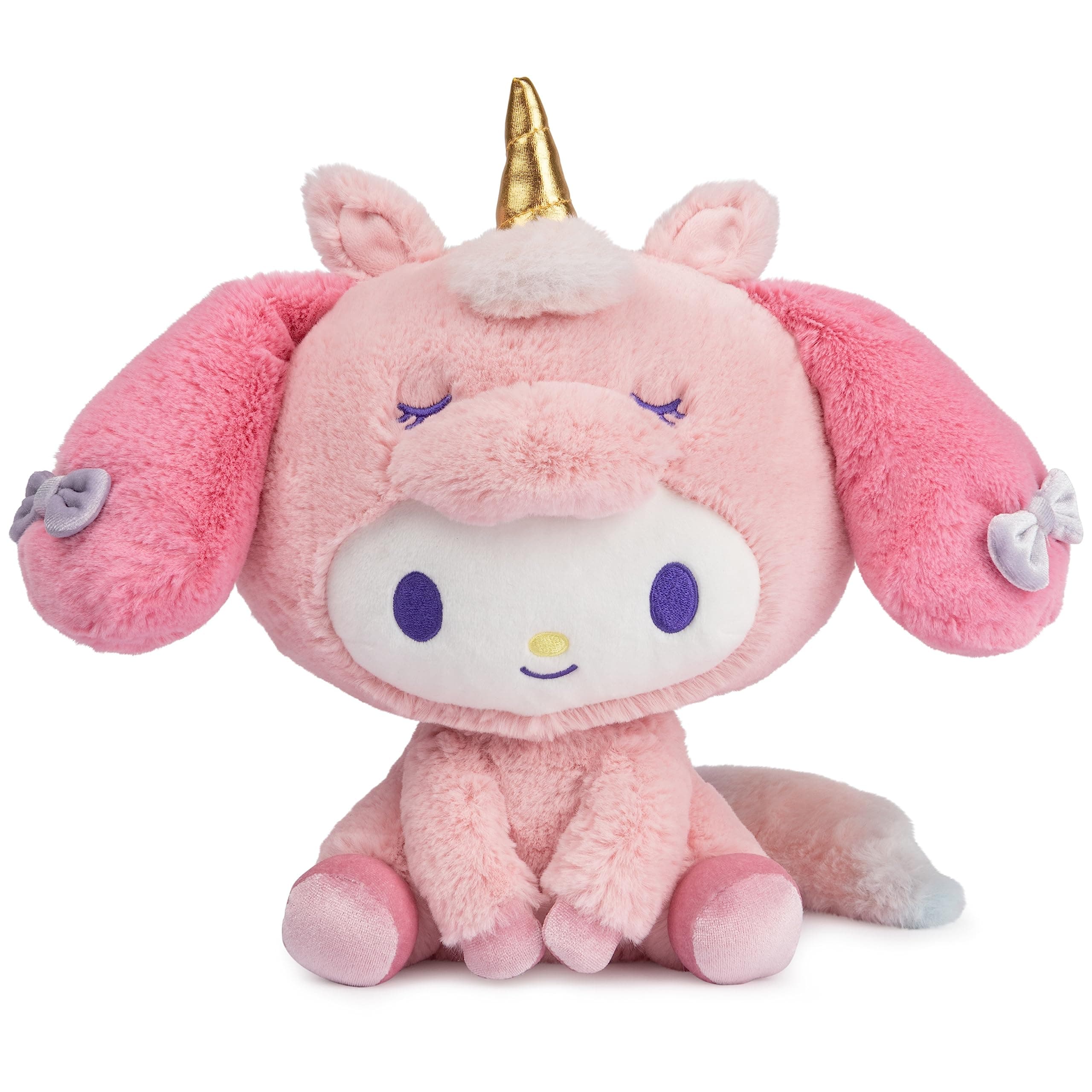 Sanrio My Melody Unicorn Plush Toy, Premium Stuffed Animal for Ages 1 and Up, Pink, 9.5”