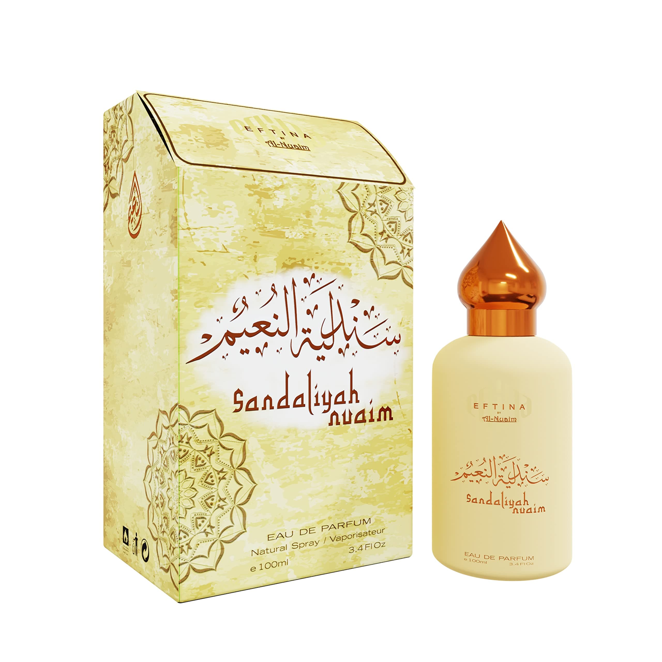 New EFTINA Sandaliyah Nuaim Eau De Parfum | EDP Perfumes | Long Lasting 100 ml