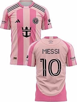 RockinRetailz Interr Miamii Football Jersey Messi Pink 2025-26 (M10 Back Printed)