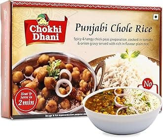 Chokhi Dhani Ready To Eat Punjabi Chole Rice Combo 360 gm