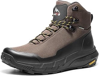 NORTIV 8 Men's Mid Waterproof Hiking Outdoor Lightweight Breathable Trekking Camping Mountaineering HydroTrek Shoes