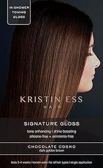 Kristin Ess Signature Hair Gloss - Chocolate Cosmo: Dark Golden Brown,2 Fl Oz (Pack of 2)