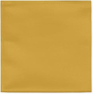 Jacob Alexander Men's Pocket Square Solid Color Handkerchief
