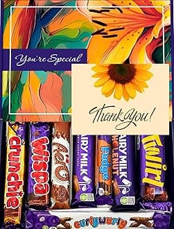 – Chocolate Gift Box - Letterbox Hamper - For Kids - Him and Her (Thank You)
