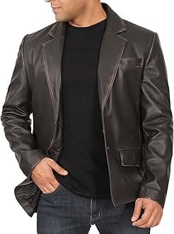fjacketsReal Leather Bomber Jacket - Motorcycle Casual Stand Collar with a Removable Hood