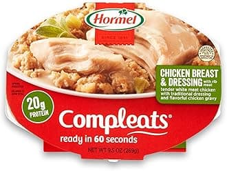 Hormel Compleats Chicken Breast & Dressing, 9.5oz Microwavable Bowls (Pack of 6)