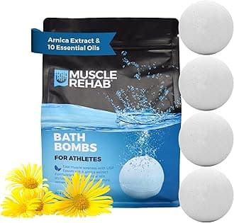 Bath Bombs for Athletes, White, 16 Ounce