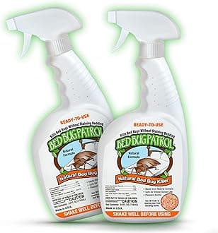 Bed Bug Spray & Killer – 24oz (2 Pack) | Fast-Acting Treatment Kills Bed Bugs, Eggs & Larvae on Contact | Natural Formula | Family & Pet Safe by Bed Bug Patrol