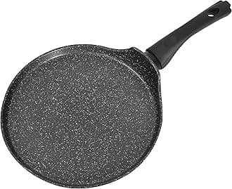 Blackmoor 26cm Pancake Pan/Non-Stick Pancake Frying Pan/Suitable for Induction Hob, Electric and Gas Hobs/Crepe Pan, Roti Maker, Omelette Pan, Chapati Pan, Tawa /