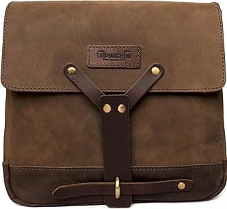 - Trip Machine Company Genuine Leather Motorcycle Mount Small Saddlebag | Unisex Messenger Bag for Phone, Wallet & Sunglasses | Cross Bodybag | Shoulder Satchel Bag