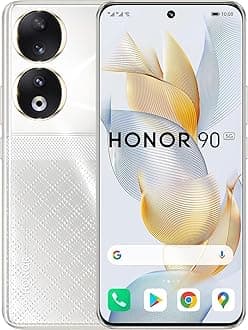 HONOR90 Smartphone 5G, 200MP Triple Camera, 6,7” Curved AMOLED 120Hz Display, 12GB+512GB, 5000mAh Battery, 66W SuperCharge, Dual SIM, Diamond Silver