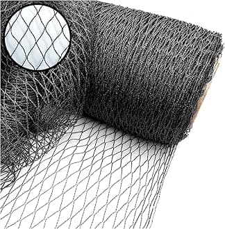 Extra Strong Woven Mesh Garden Netting Heavy Duty Anti Bird Pond Fruit, Pea Plant Protection Professional Grade. Various Sizes (2m Wide, 5m Long)