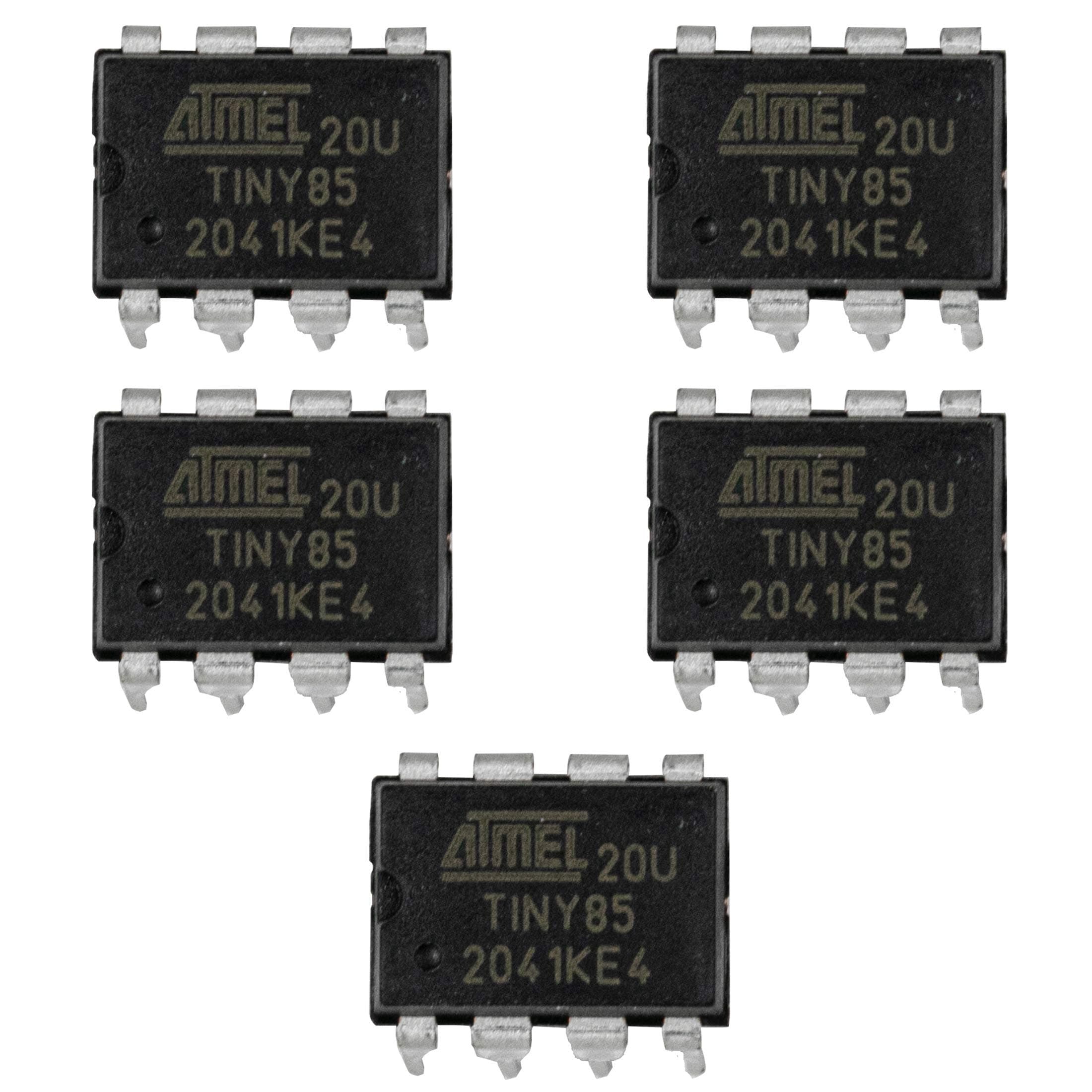 5pcs ATTINY85-20PU DIP-8 IC MCU 8BIT Microcontroller with 8KB