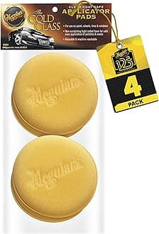 Foam Applicator Pad 4 Pad (Car Polish/Wax Applicator) Durable & Washable