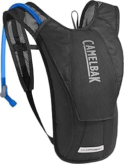CamelBak HydroBak Crux Reservoir Hydration Pack, Black/Graphite, 1.5 L/50 oz