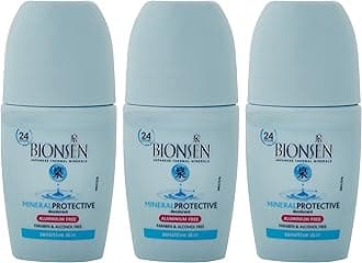 BIONSEN Roll On Deodorant, 3 x 50 ml