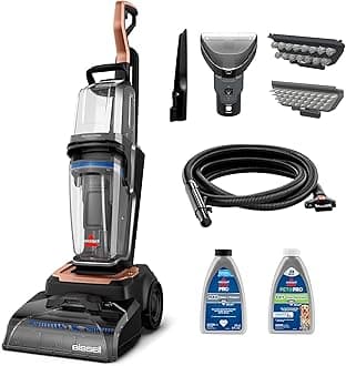 Revolution HydroSteam Carpet Cleaner, Upright Deep Cleaner, HydroSteam Technology, 4-inch Self-Cleaning Tough Stain Tool & Formulas Included, 4123