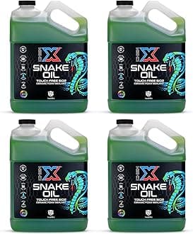 Chem-X Snake Oil: No-Touch SiO2 Ceramic Foam Sealant, Spray On Rinse Off, Hydrophobic Gloss Finish, Up to 6 Months Protection, Safe for Paint Glass Trim Wheels - 4g