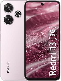 Redmi 13 5G, Orchid Pink, 6GB + 128GB | India Debut SD 4 Gen 2 AE | 108MP Pro Grade Camera | 6.8" Largest Display in the Segment