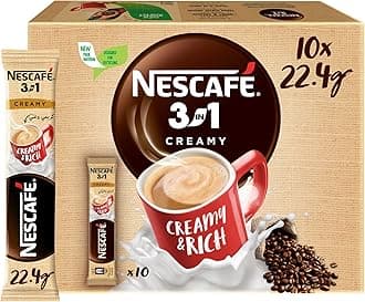 Nescafe 3-in-1 Creamy Latte Instant Coffee (22.4g x 10 Sachets)