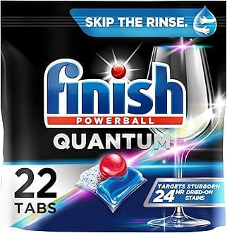 Quantum - 22ct - Dishwasher Detergent - Powerball - Ultimate Clean & Shine - Dishwashing Tablets - Dish Tabs