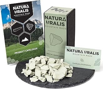 Natura Uralis Ural Green Clay | 200g Natural, Pastel & Verdant Clay - Incredible Crunchy, Rewarding Earthy, Velvety & Solid Texture, ASMR Feel