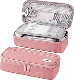 Pencil Case, Large Storage Organizer for Stationery, Back - to - School Essential, Teacher Must - have, Big Pencil Pouch, Marker Case School Supplies for College & High School