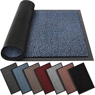 BLADO Barrier Mat Non Slip Door Mat Rubber Mats Floor Mats Kitchen Rugs Washable Light Weight Rubber Multi Color And Sizes Heavy Duty