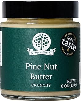 Crunchy Pine Nut Butter 6 Oz (170g) Great Taste Award winner
