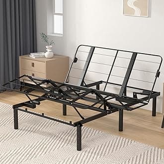 Ergonomic Queen Size Adjustable Bed Base, Metal Bed Frame Adjustable Head & Foot Incline, Zero Gravity Electric Bed Frame with Quiet Motor (Queen-2)