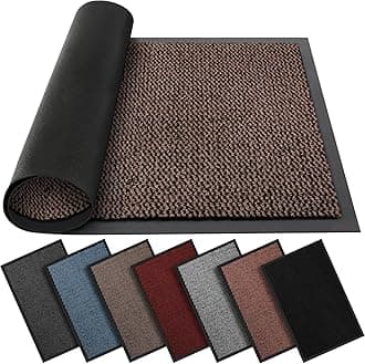 BLADO Barrier Mat Non Slip Door Mat Rubber Mats Floor Mats Kitchen Rugs Washable Light Weight Rubber Multi Color And Sizes Heavy Duty